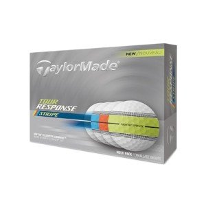 Taylormade Tour Response Stripe Golf Balls - 12 Pack