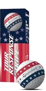Taylor Made Tour Response Stripe Golf Balls 3-Pack