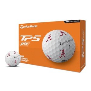 TaylorMade 2024 TP5 PIX Alabama Golf Balls Pack