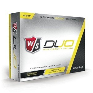 Wilson Staff Duo Yellow Golf Balls (12-Pack)