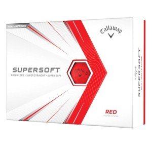 Callaway Supersoft Red Golf Balls (2021)