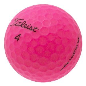 Titleist Velocity Matte Pink Golf Balls - 12 Pack