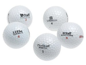 Wilson 48 Pack Recycled Golf Balls in Mesh Bag