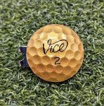 Vice Pro Plus Gold Golf Ball Marker & Clip
