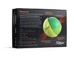 Titleist Pro V1 Yellow Golf Balls - 12 Pack
