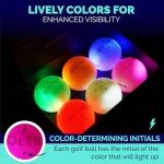 BOLTRY Glow+ LED Golf Balls - 6 Pack