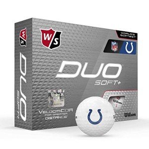 Wilson Duo Soft+ NFL Golf Balls - 1 Dozen