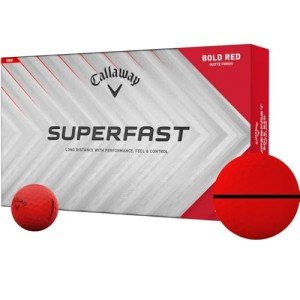 Callaway Superfast Bold Red AlignXL Golf Balls - 15 Pack