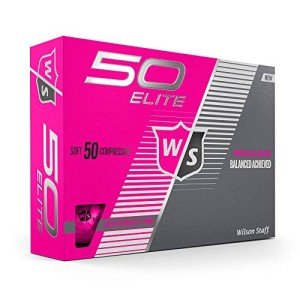 Wilson Staff Fifty Elite Pink Golf Balls