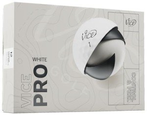 Vice Pro White Golf Balls (2025 Model)
