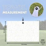 Microfiber Waffle Golf Towel with Magnetic Clip