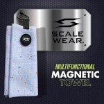 Microfiber Waffle Golf Towel with Magnetic Clip