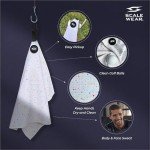 Microfiber Waffle Golf Towel with Magnetic Clip