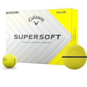 Callaway Supersoft Yellow AlignXL Golf Balls 2025