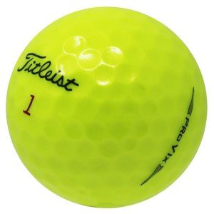 12 Recycled Pro V1x Yellow Golf Balls