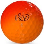 Vice Pro Golf Balls - Red/Orange (2025 Model)