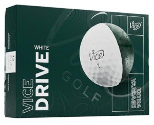 Vice Drive Golf Balls - 2025 White Model