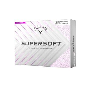 Callaway Supersoft Pink Splatter Golf Balls 2025