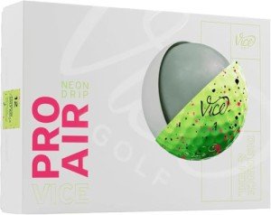 Vice Pro Air Golf Balls - Lime Pink/Black