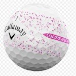 Supersoft Splatter 360 Pink Golf Balls - 12 Pack