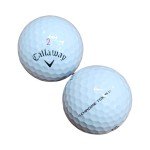 12 Chrome Tour Golf Balls with Mesh Bag