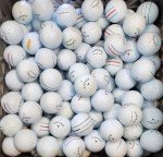 12 Chrome Tour Golf Balls with Mesh Bag