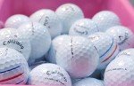 12 Chrome Tour Golf Balls with Mesh Bag