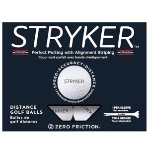 Zero Friction Stryker Golf Balls - 12 Pack