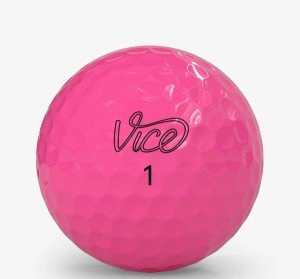 24 Vice Pro Plus Pink Golf Balls - Quality Set