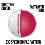 Srixon Soft Feel Lady Golf Balls - 36 Pack