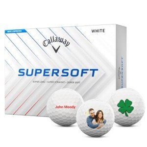 Personalized Callaway Supersoft Golf Balls - Set of 12