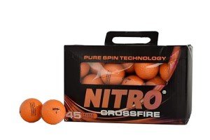 Nitro Crossfire Orange Golf Balls - 45 Pack