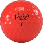 VICE Pro Plus Red Golf Balls