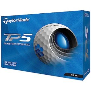 TaylorMade TP5 White Golf Balls - 12 Pack
