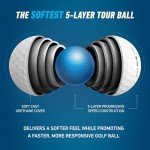 TaylorMade TP5 Stripe Golf Balls - 12 Pack