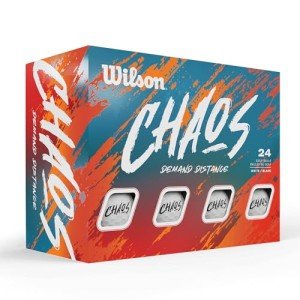 Wilson 2024 Chaos White Golf Balls - 24 Pack