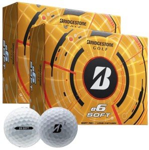 Bridgestone e6 Soft White Golf Balls - 24 Pack