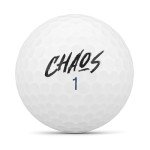 Wilson 2024 Chaos White Golf Balls - 24 Pack