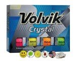 Volvik Crystal Color Golf Balls - 1 Dozen Bundle