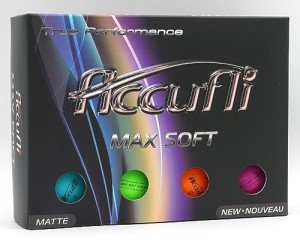Max Soft Golf Balls - 12 Pack Matte Mix