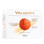 Titleist Velocity Matte Orange Golf Balls - 12 Pack