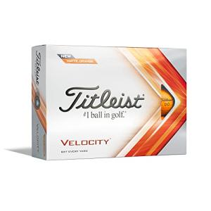 Titleist Velocity Matte Orange Golf Balls - 12 Pack