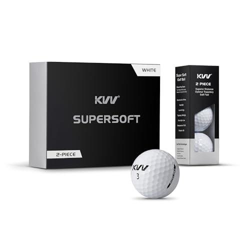 KVV High Performance 2-Piece White Golf Balls