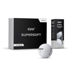 KVV High Performance 2-Piece White Golf Balls