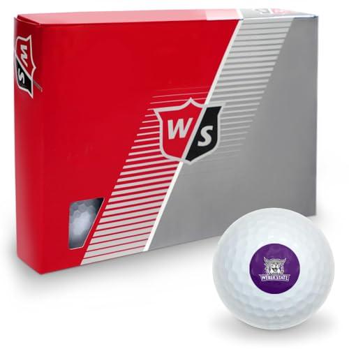 Weber State University Wilson Golf Balls 12 Pack