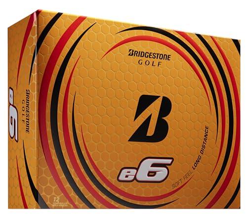 Bridgestone 2021 e6 White Golf Balls - Dozen