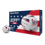 TaylorMade SpeedSoft Golf Balls - USA Dozen