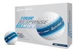 TaylorMade Tour Response Stripe Golf Balls - Blue 12 Pack