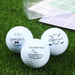 HyDren Wedding Golf Balls Officiant Gift Set