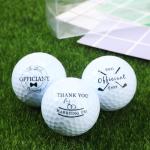 HyDren Wedding Golf Balls Officiant Gift Set